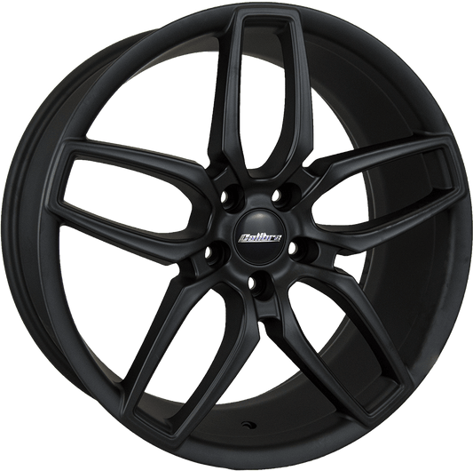 Calibre CCU T5 T6 T6.1 9.0 x 20" Alloy wheels with tyres (Matt Blackl)