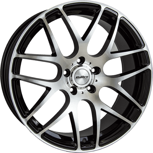 Calibre Exile R T5 T6 T6.1 8.5 x 20" Alloy wheels with tyres (Black/ Polished face)